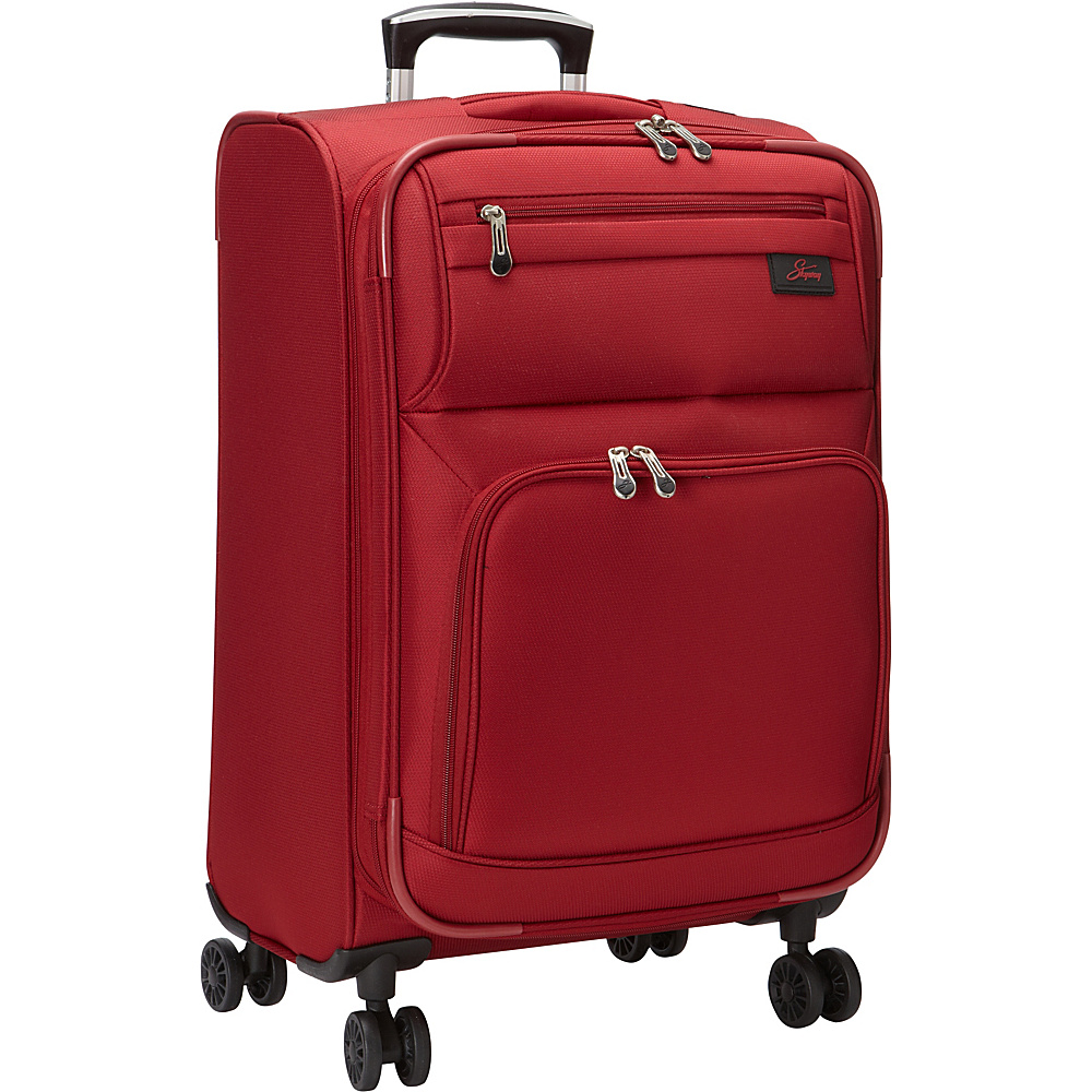 Skyway Sigma 5.0 21 4 Wheel Expandable Carry On Merlot Red Skyway Softside Carry On