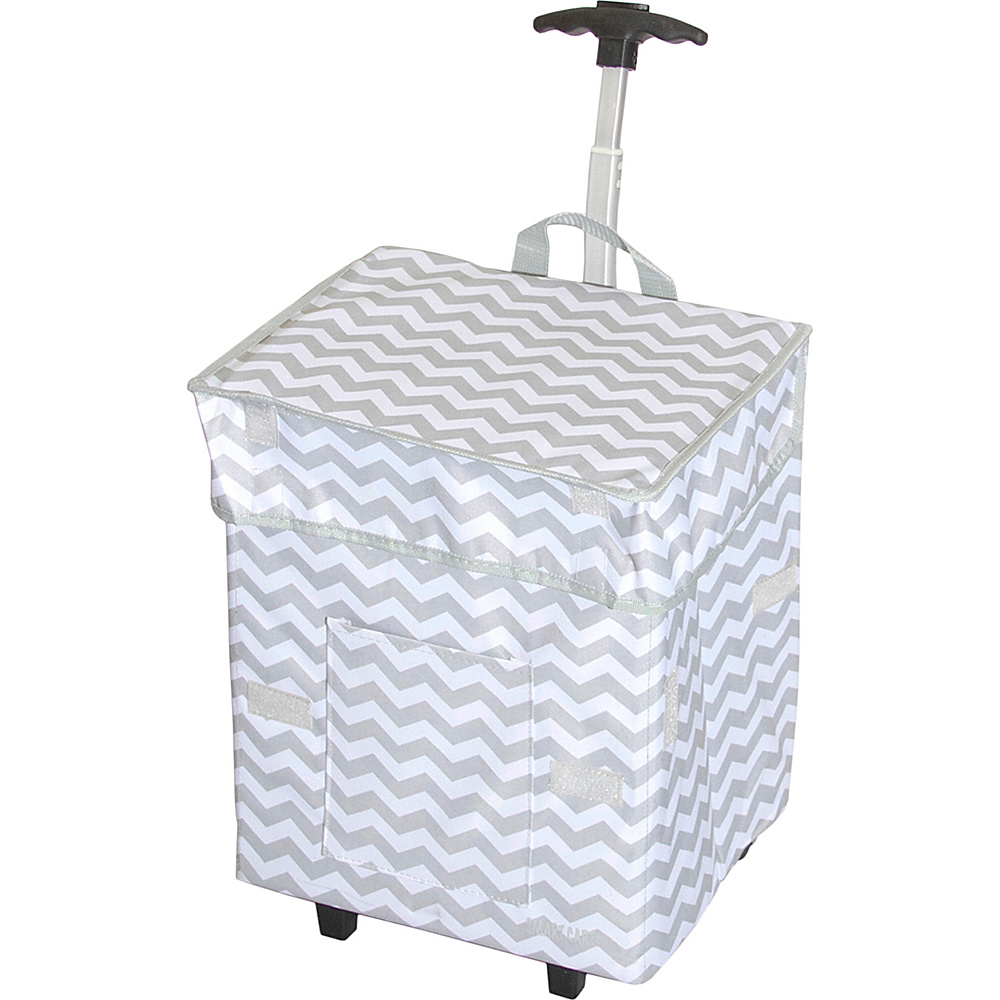dbest products Trendy Cart Grey Chevron dbest products Softside Carry On