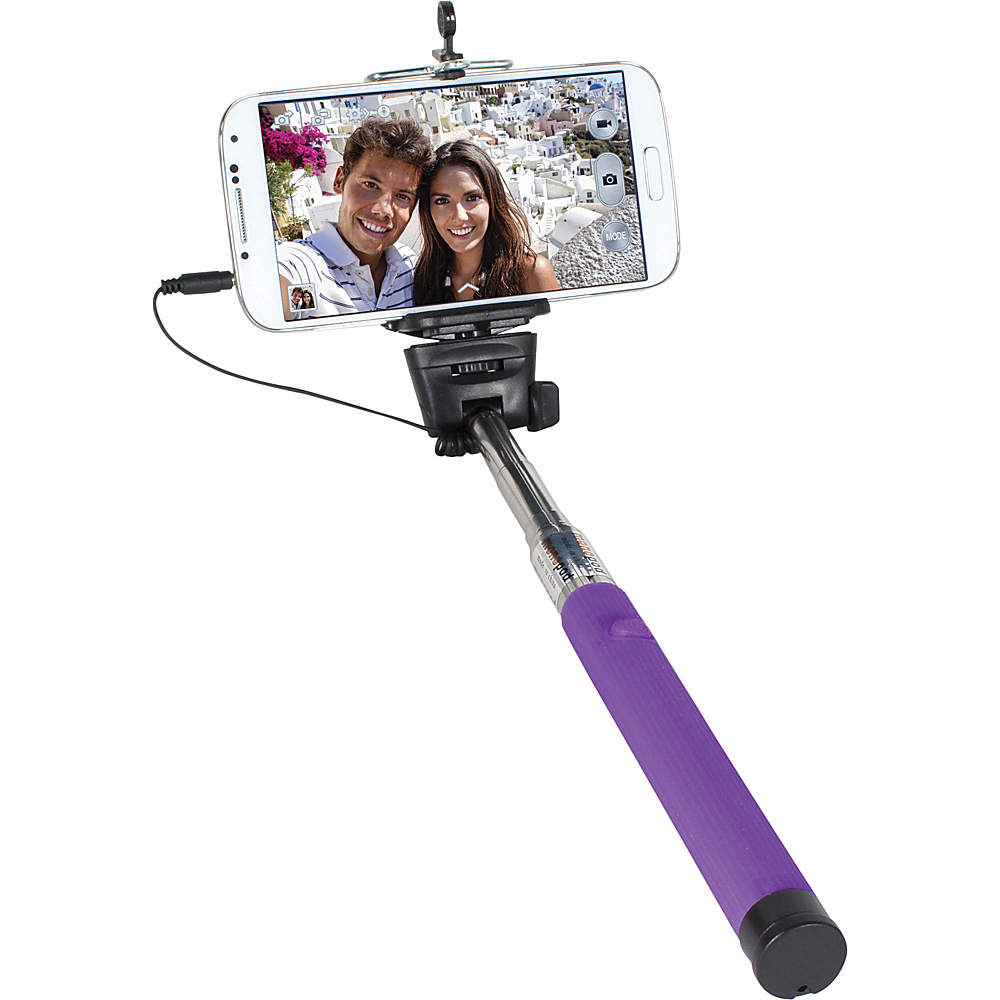 Digital Treasures Selfie ClickStick Extendable Monopod Purple Digital Treasures Camera Accessories