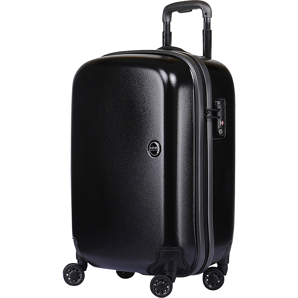 Lojel Nimbus IPX 3 Waterproof Luggage Carry On Black gray Lojel Hardside Carry On