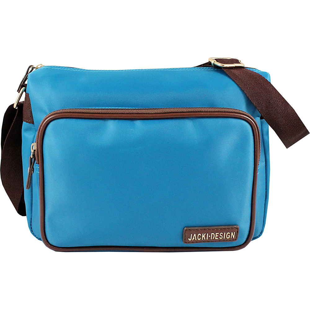 Jacki Design Essential Messenger Bag Blue Jacki Design Fabric Handbags