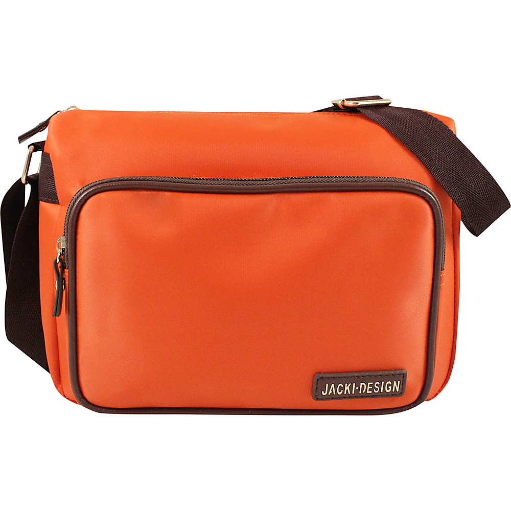 Jacki Design Essential Messenger Bag Orange Jacki Design Fabric Handbags