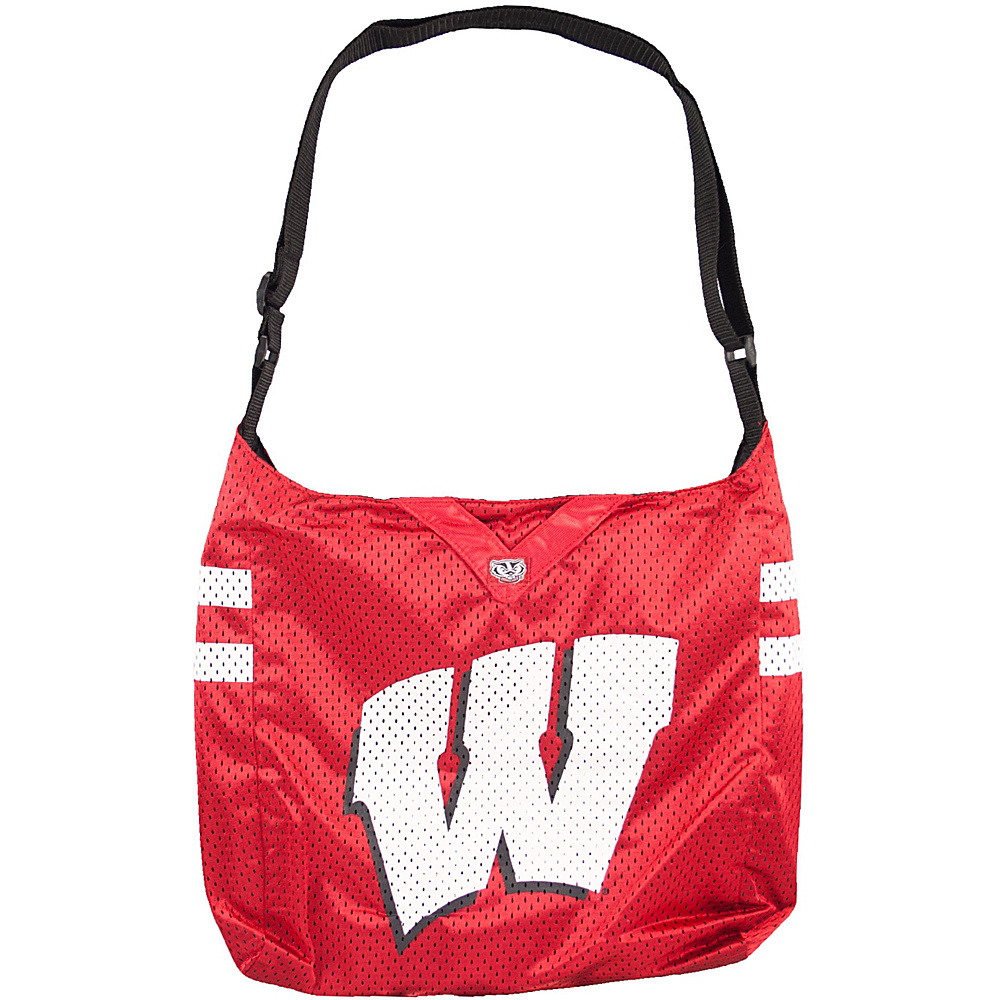 Littlearth Team Jersey Shoulder Bag Big 10 Teams Wisconsin U of Littlearth Fabric Handbags