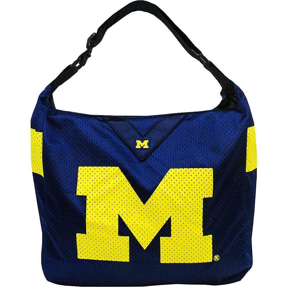 Littlearth Team Jersey Shoulder Bag Big 10 Teams Michigan U of Littlearth Fabric Handbags