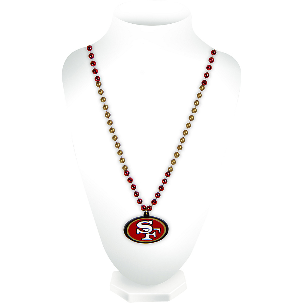 Luggage Spotters NFL San Francisco 49ers Sports Beads With Medallion Red Luggage Spotters Other Fashion Accessories