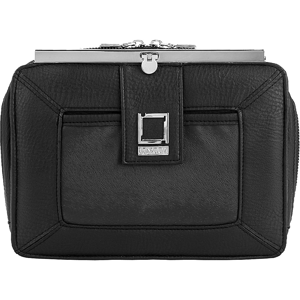 Lencca Esvivina Crossbody Shoulder Bag Black Black Lencca Manmade Handbags