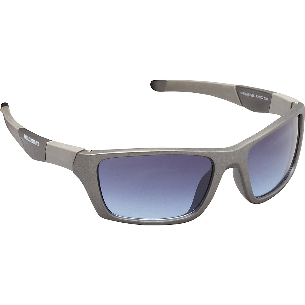 Unionbay Eyewear Sporty Rectangle Sunglasses Grey Unionbay Eyewear Sunglasses