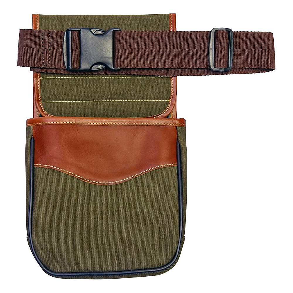 Canyon Outback Buckskin Gulch Leather and Canvas Shell Bag Green Canyon Outback Other Sports Bags