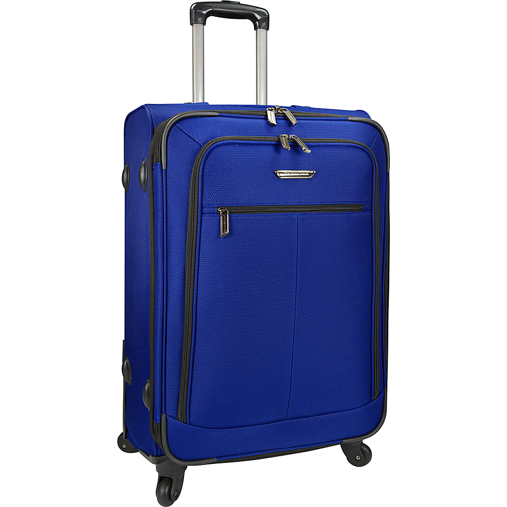 Traveler s Choice Merced Lightweight 27 Spinner Luggage Cobalt Blue G Traveler s Choice Softside Checked