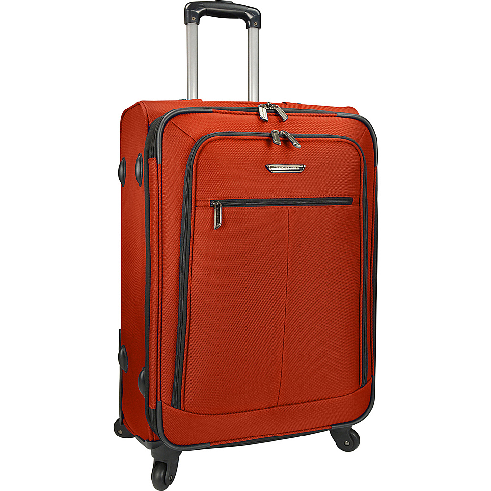 Traveler s Choice Merced Lightweight 27 Spinner Luggage Orange Traveler s Choice Softside Checked