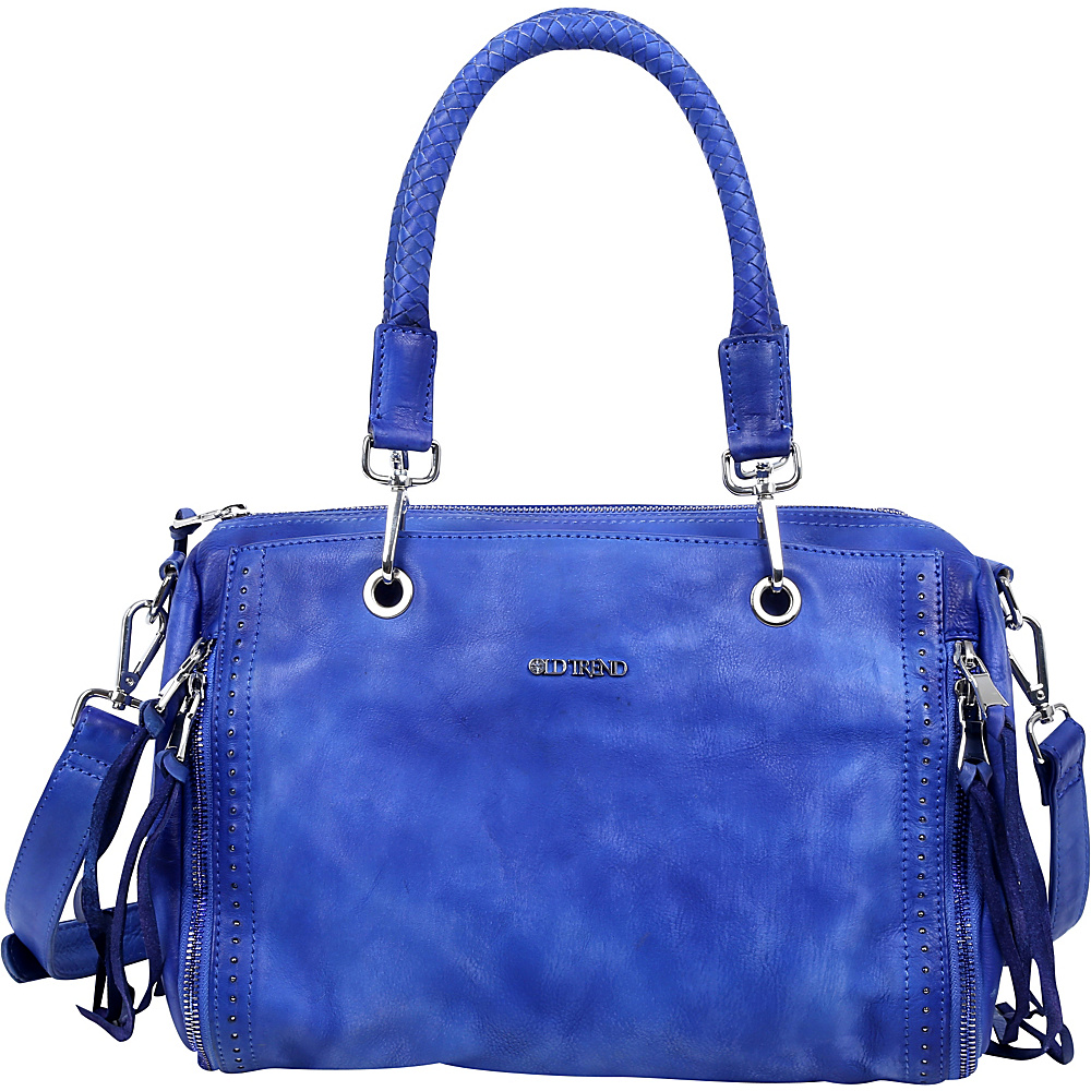 Old Trend Walnut Satchel Sky Blue Old Trend Leather Handbags