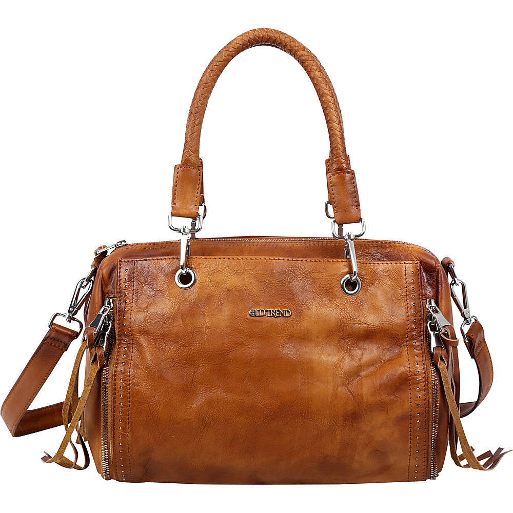 Old Trend Walnut Satchel Tan Old Trend Leather Handbags