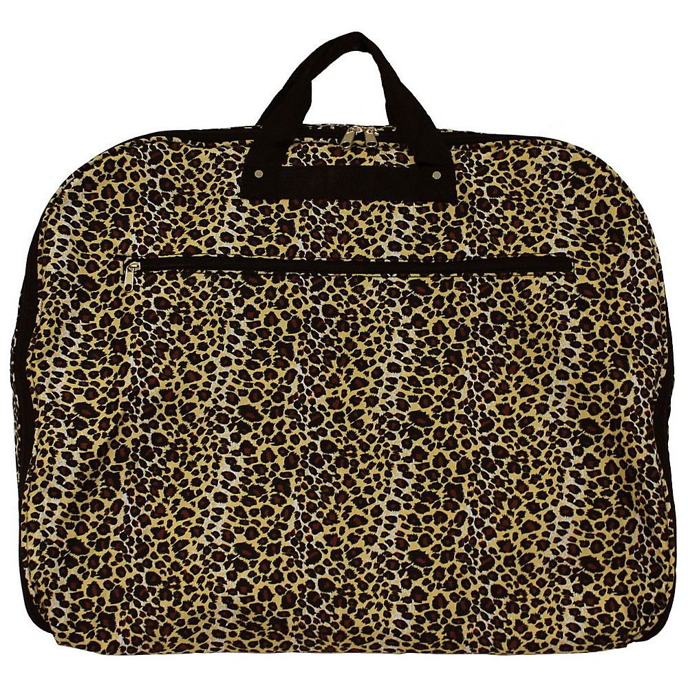 World Traveler Leopard 40 Hanging Garment Bag Leopard World Traveler Garment Bags