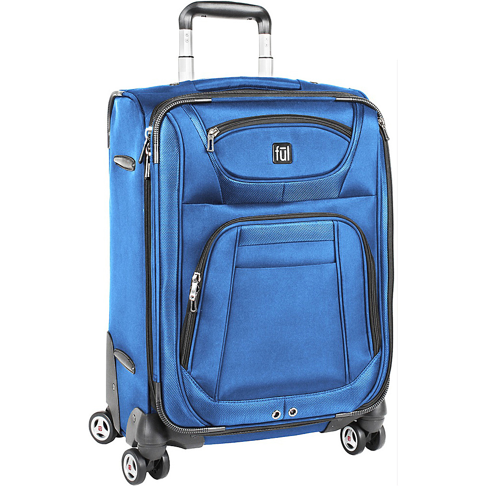 ful Sequential Series 21 Upright Spinner Carry On Cobalt ful Softside Carry On