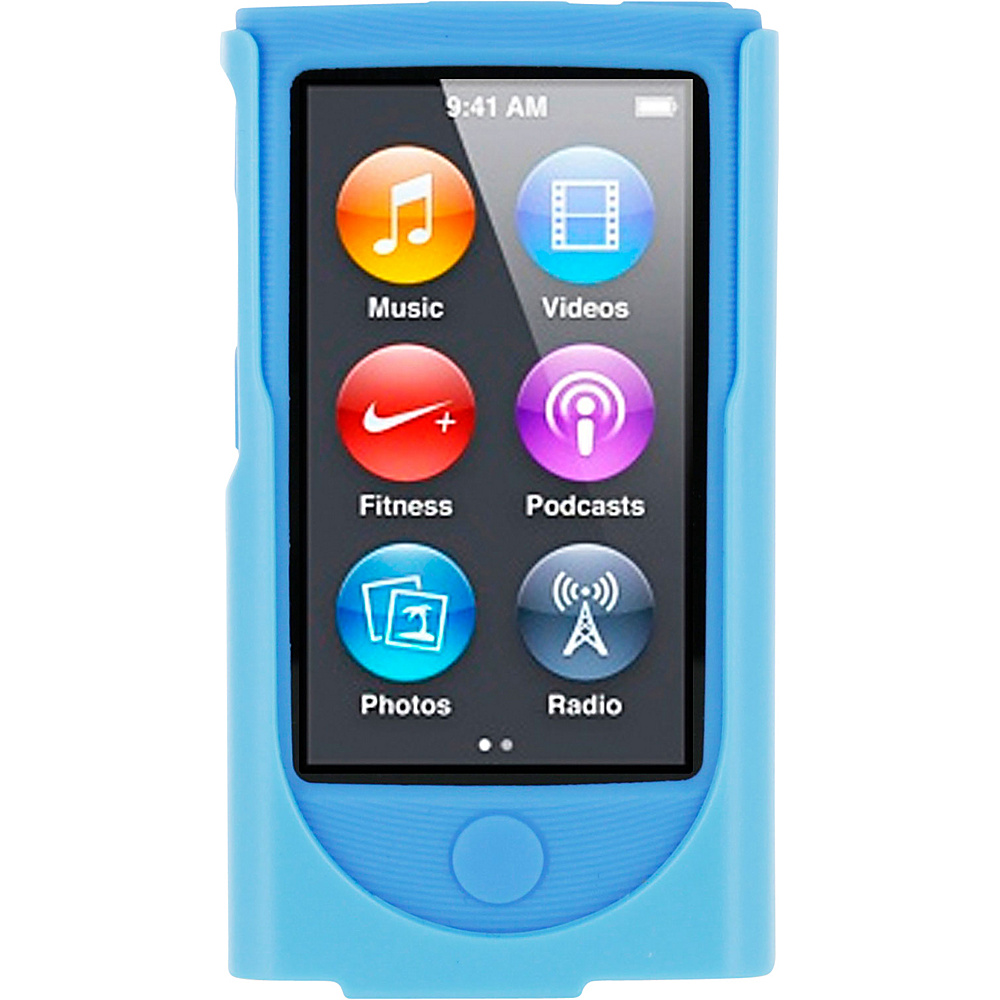 rooCASE Hybrid Case for Apple iPod Nano 7 Blue rooCASE Personal Electronic Cases