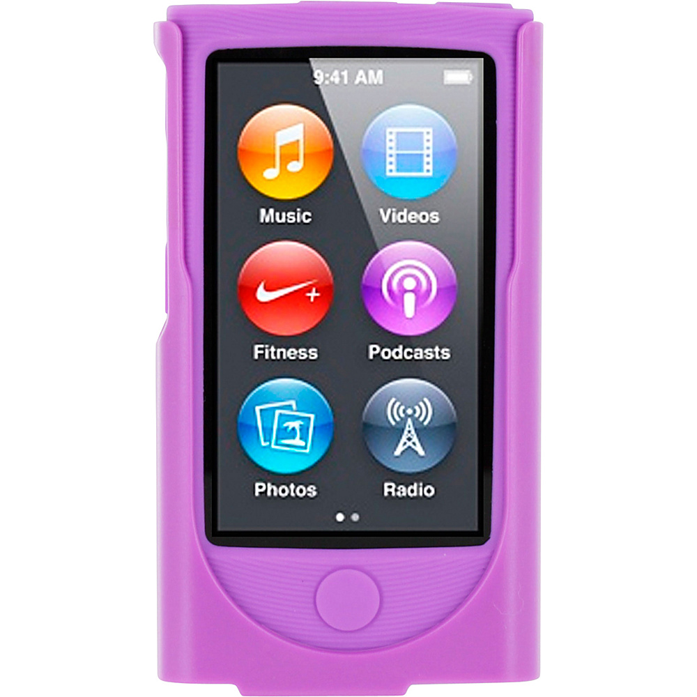 rooCASE Hybrid Case for Apple iPod Nano 7 Purple rooCASE Electronic Cases