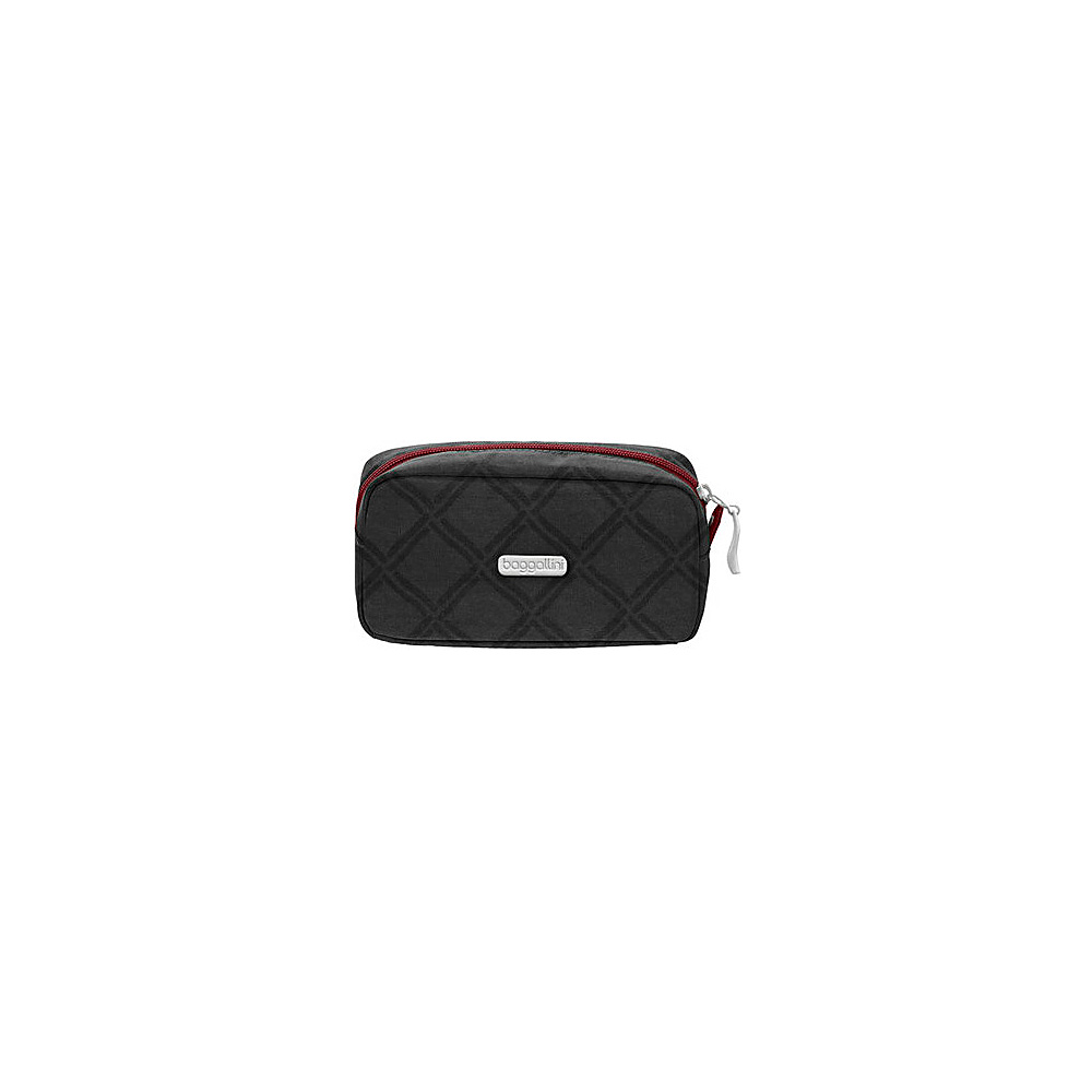baggallini Square Cosmetic Case Charcoal Link baggallini Women s SLG Other