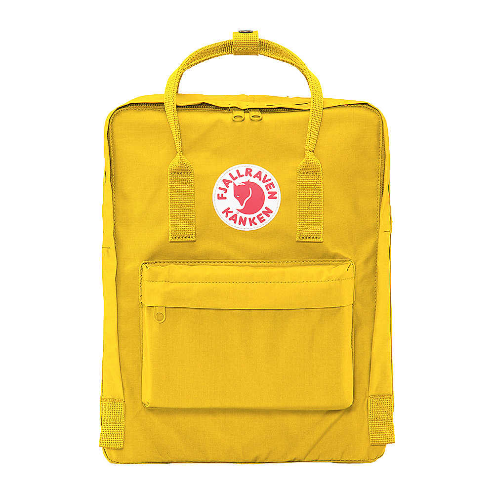 Fjallraven Kanken Backpack Warm Yellow Fjallraven Everyday Backpacks