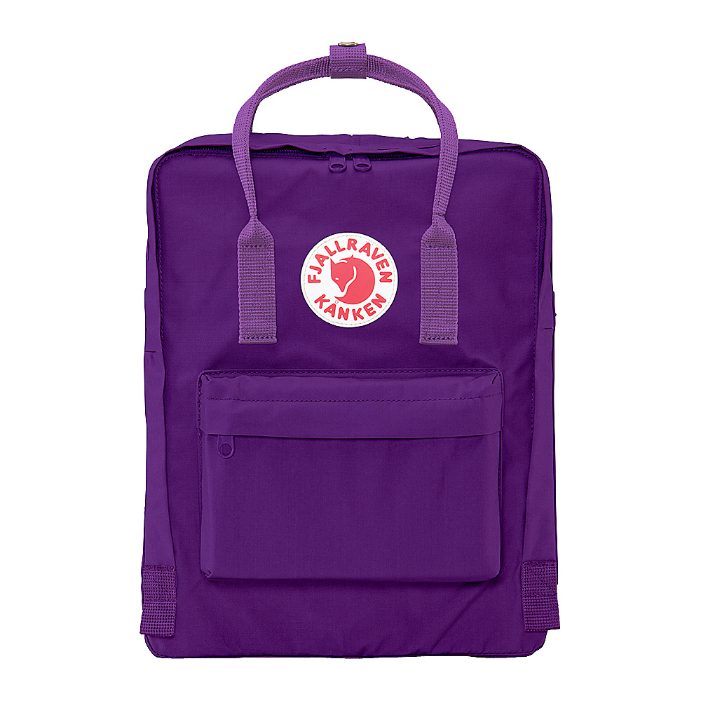 Fjallraven Kanken Backpack Purple Violet Fjallraven Everyday Backpacks