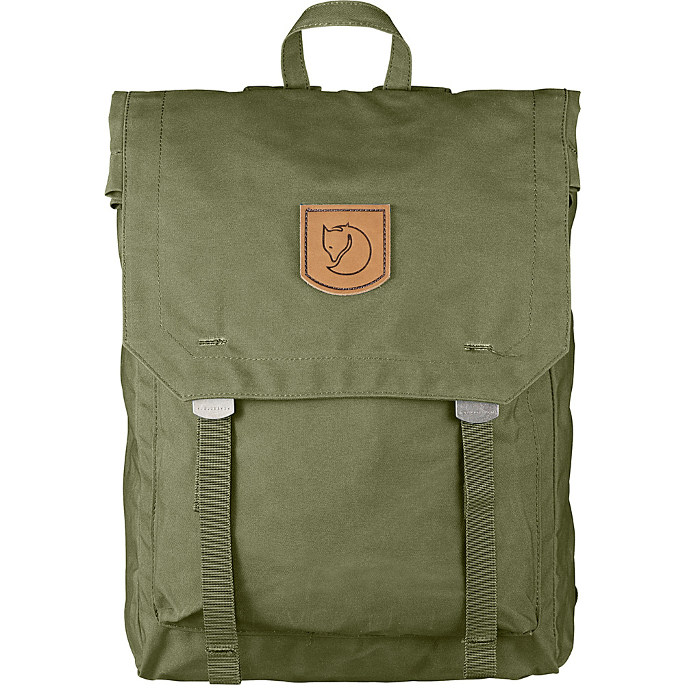 Fjallraven Foldsack No.1 Backpack Green Fjallraven Everyday Backpacks