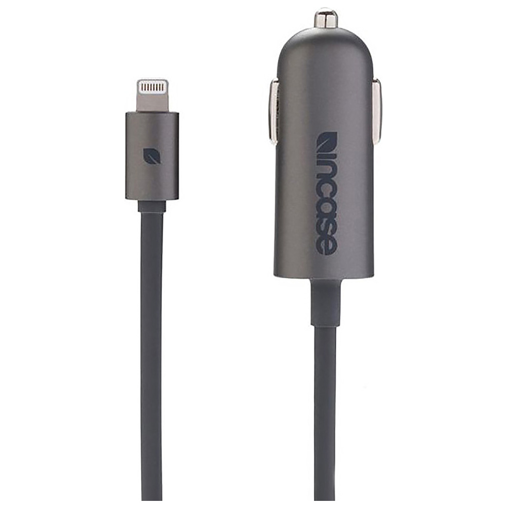 Incase Mini Car Charger with Integrated Lightning Connector Charcoal Incase Car Travel