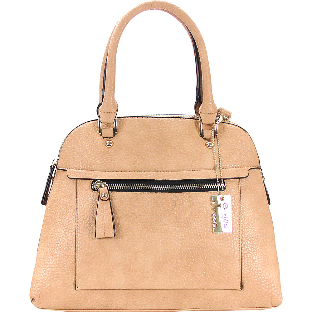 Chasse Wells Porter Tote Tan Camel Chasse Wells Manmade Handbags