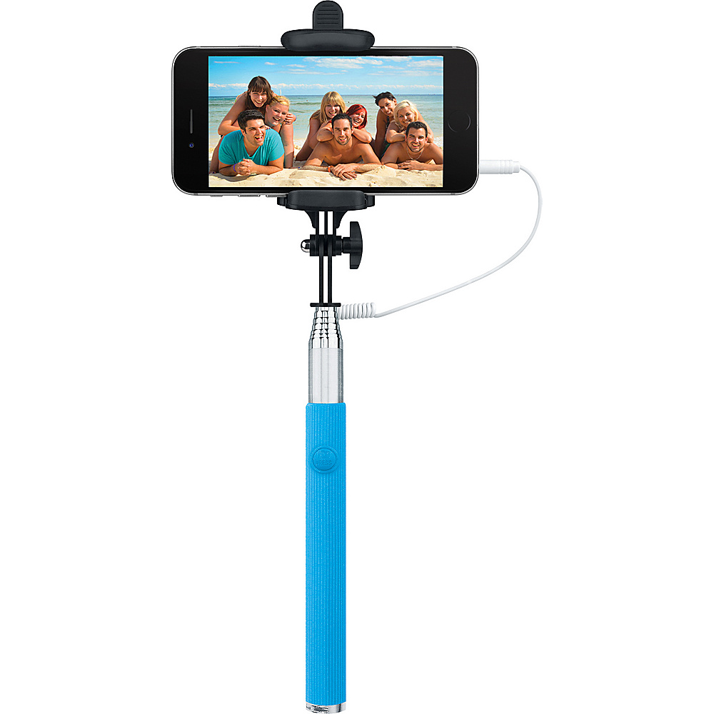 Merkury Innovations Foldable Selfie Stick Blue Merkury Innovations Electronics