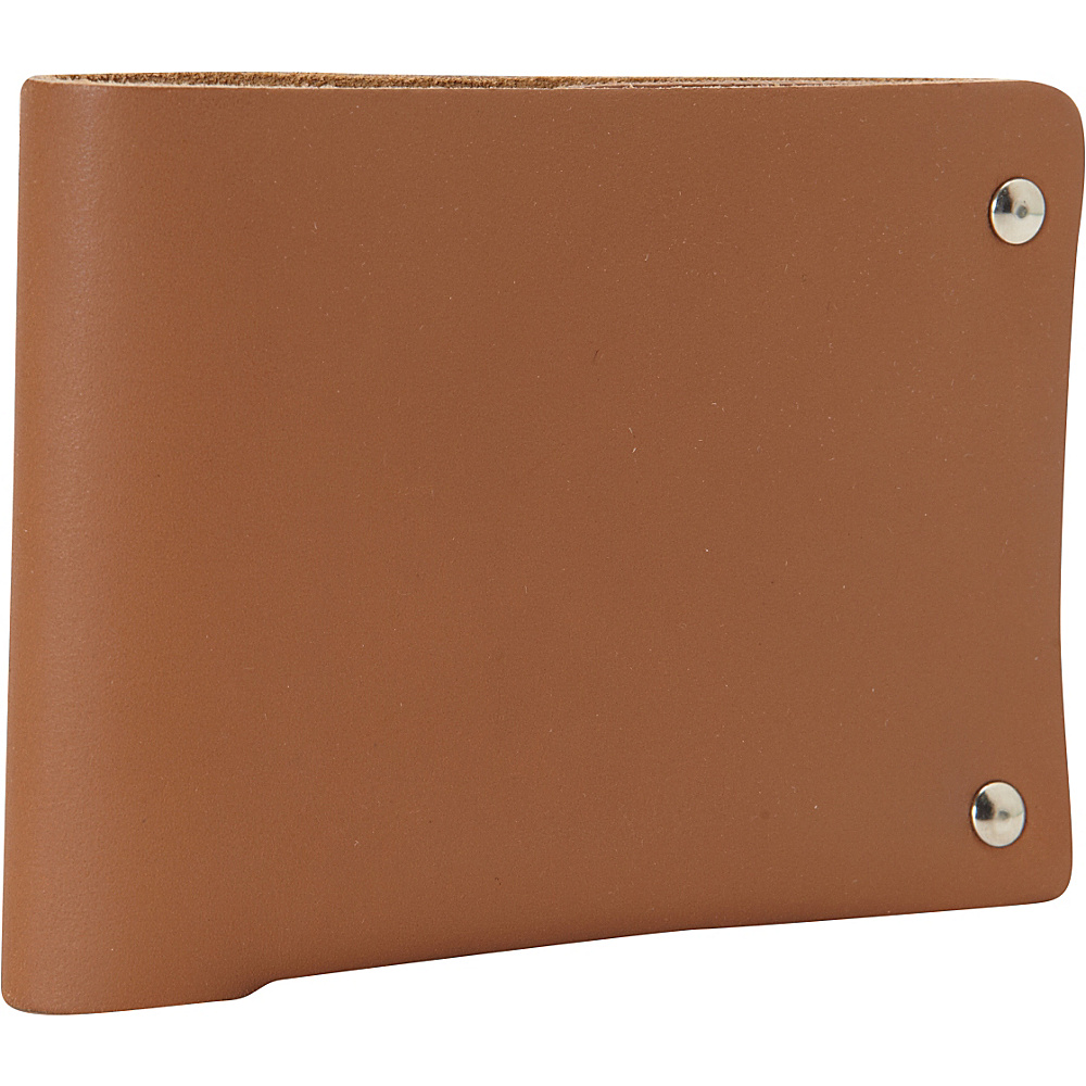 Kiko Leather Unstitched Leather Billfold Wallet Brown Kiko Leather Mens Wallets