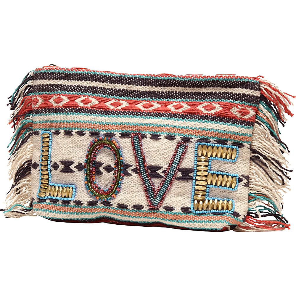 Ale by Alessandra All you need is love Clutch Multi Ale by Alessandra Fabric Handbags