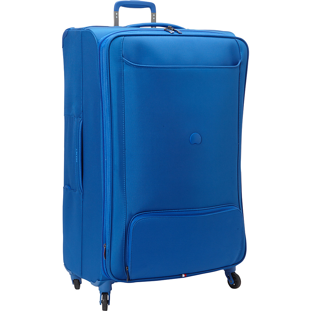 Delsey Chatillon 29 Exp. Spinner Trolley Royal Blue Delsey Large Rolling Luggage