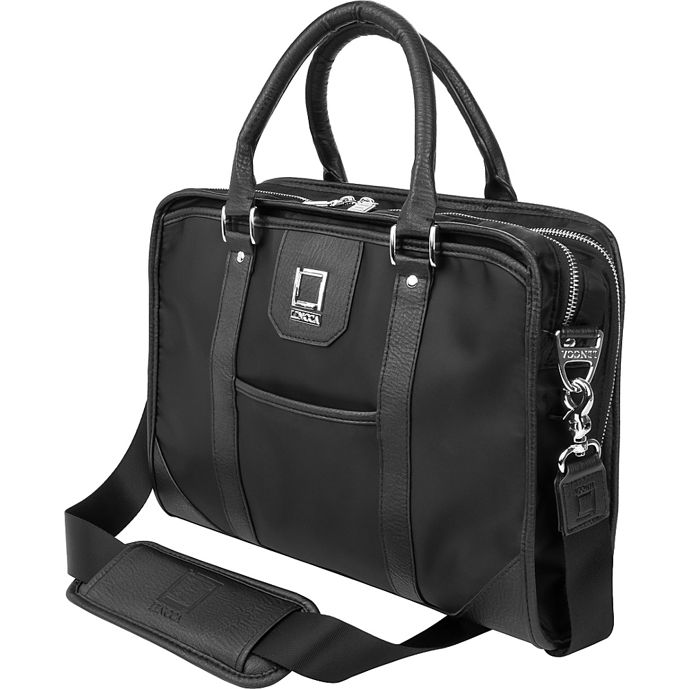 Lencca Mitam Briefcase Business Messenger Bag Black Lencca Non Wheeled Business Cases
