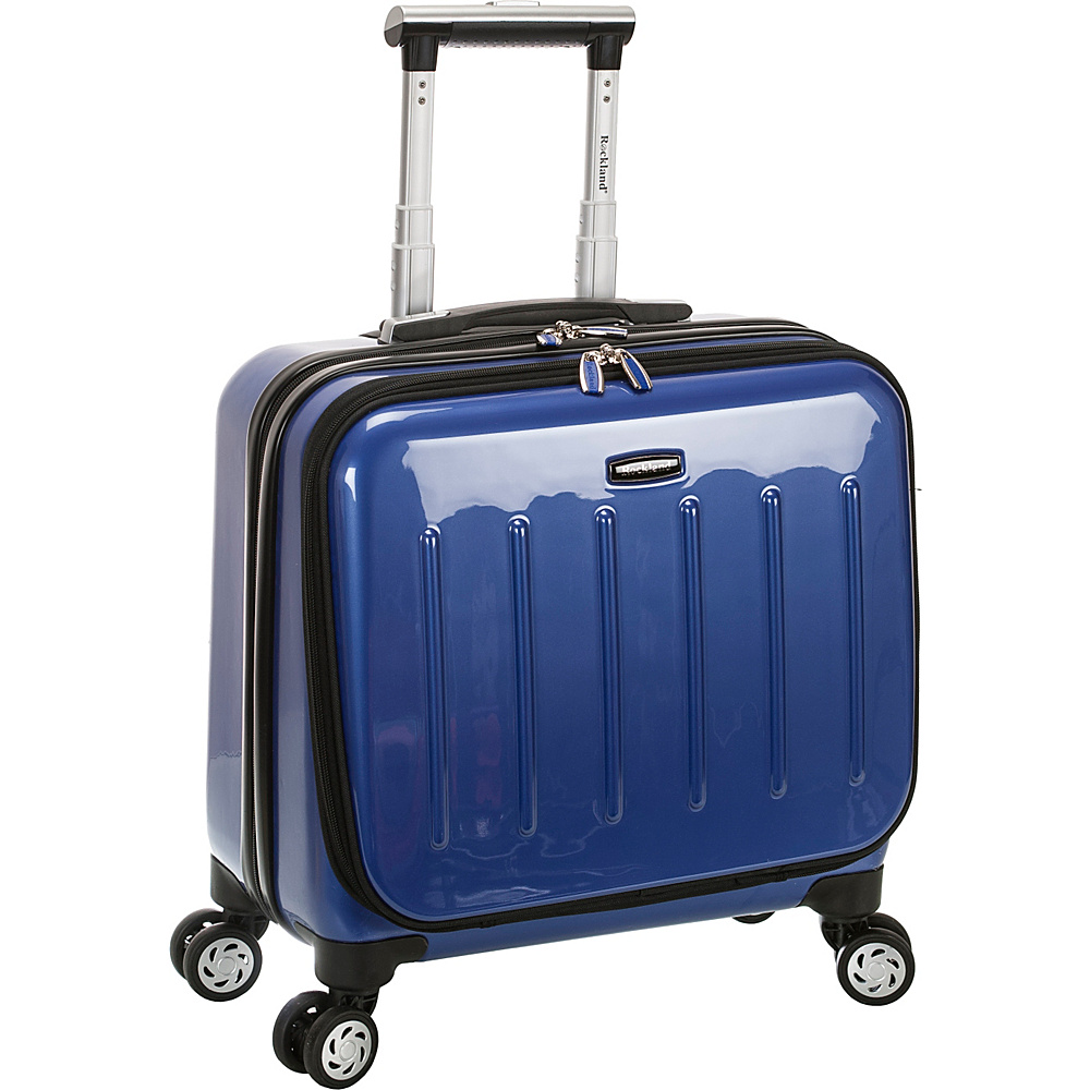 Rockland Luggage Revolution Rolling Computer Case Blue Rockland Luggage Wheeled Business Cases