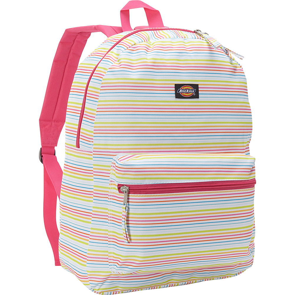 Dickies Recess Backpack White Multi Thick Thin Stripe Dickies Everyday Backpacks