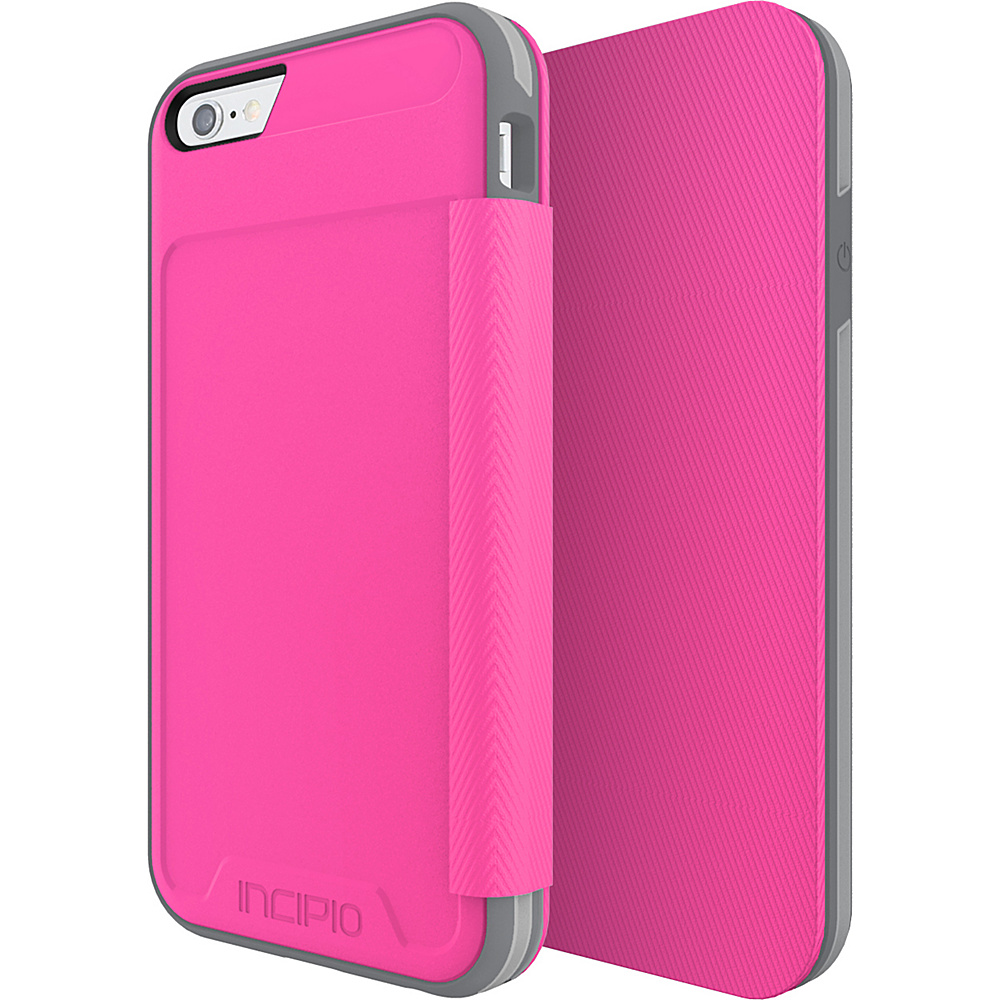 Incipio Performance Series Level 3 Folio for iPhone 6 6s Pink Gray Incipio Electronic Cases