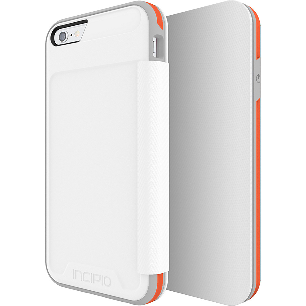 Incipio Performance Series Level 3 Folio for iPhone 6 6s White Orange Incipio Electronic Cases