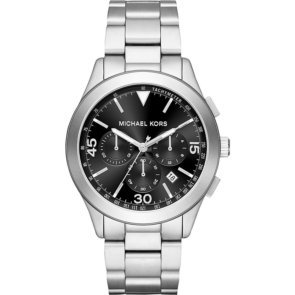 Michael Kors Watches Gareth Stainless Steel Chrono Watch Silver Michael Kors Watches Watches