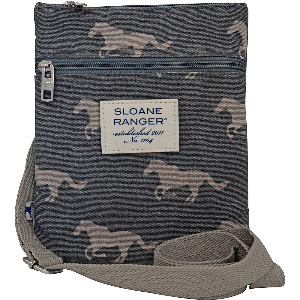 Sloane Ranger Crossbody Bag Grey Horse Sloane Ranger Fabric Handbags