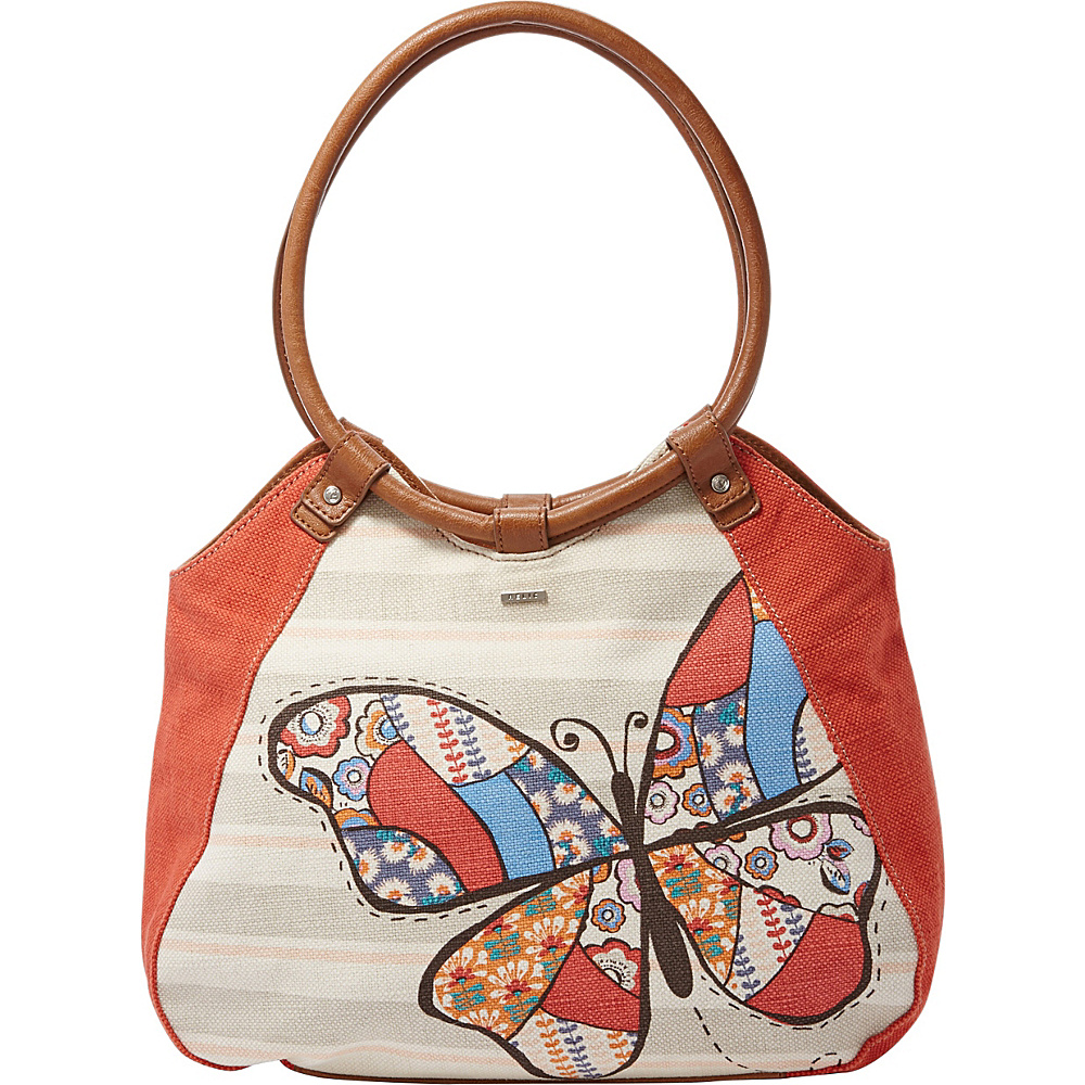 Relic Ring Shopper Bag Floral Relic Fabric Handbags