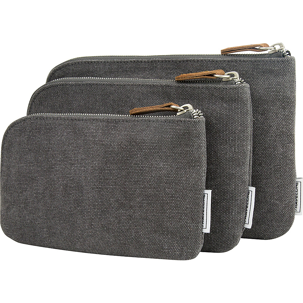 Travelon Heritage 3 Packing Pouches Pewter Travelon Travel Organizers