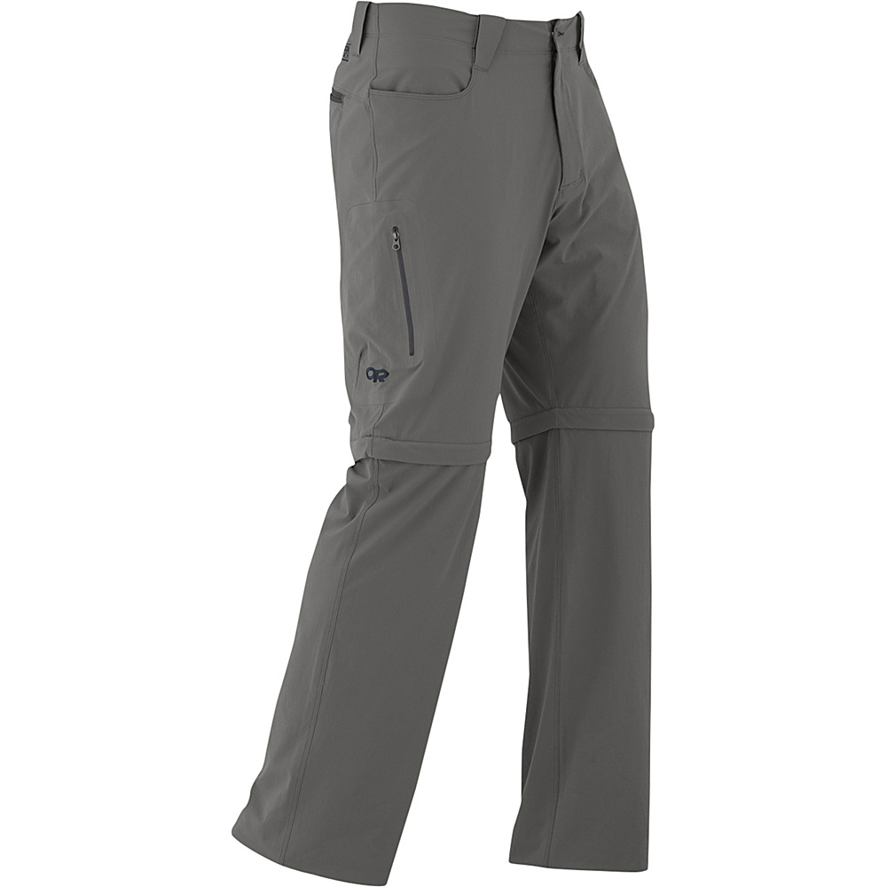 Outdoor Research Mens Ferrosi Convertible Pants 34 Pewter Outdoor Research Men s Apparel