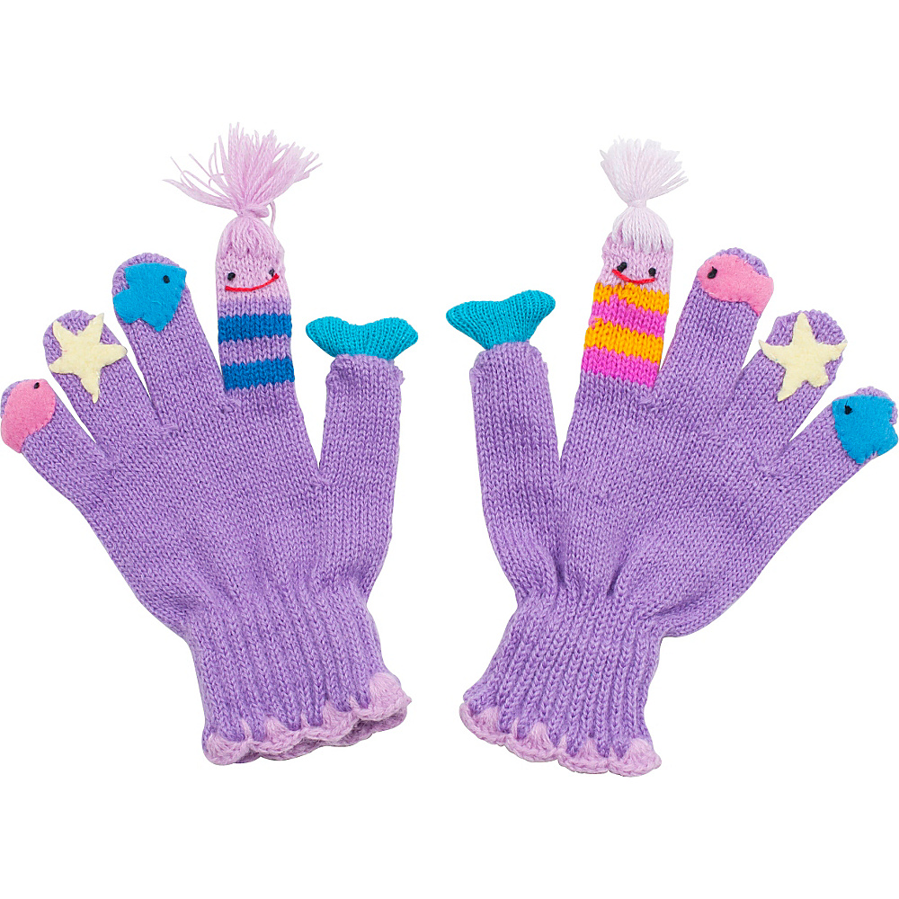 Kidorable Mermaid Knit Gloves Aqua Small Kidorable Hats Gloves Scarves