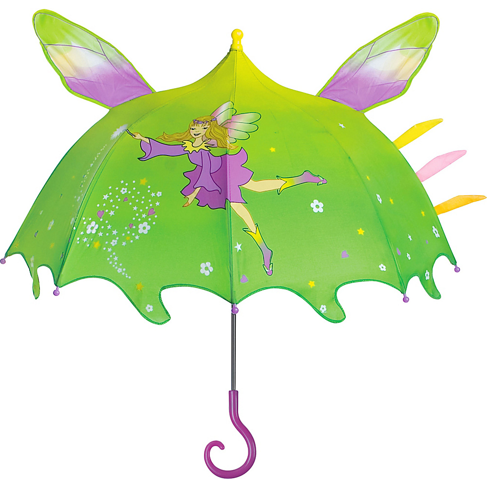 Kidorable Fairy Umbrella Green One Size Kidorable Umbrellas and Rain Gear