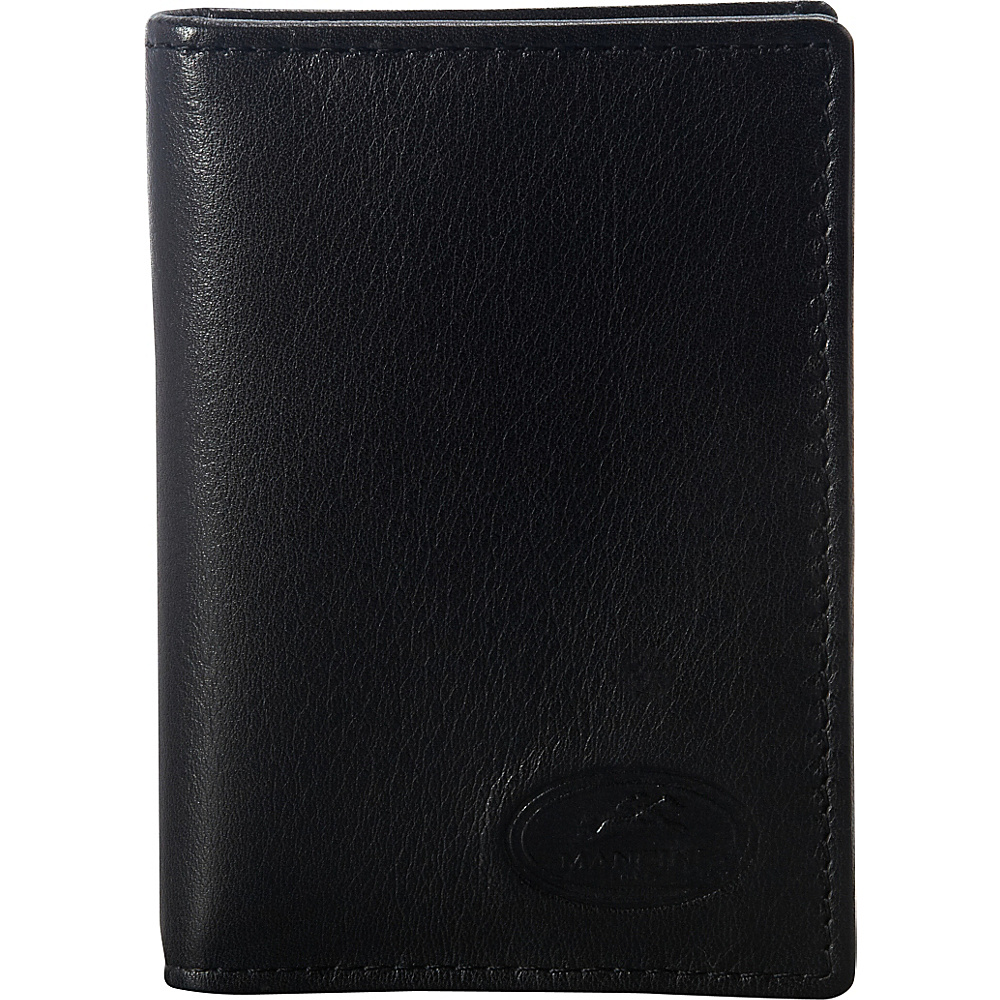 Mancini Leather Goods Mens RFID Secure I.D. Card Wallet Black Mancini Leather Goods Men s Wallets