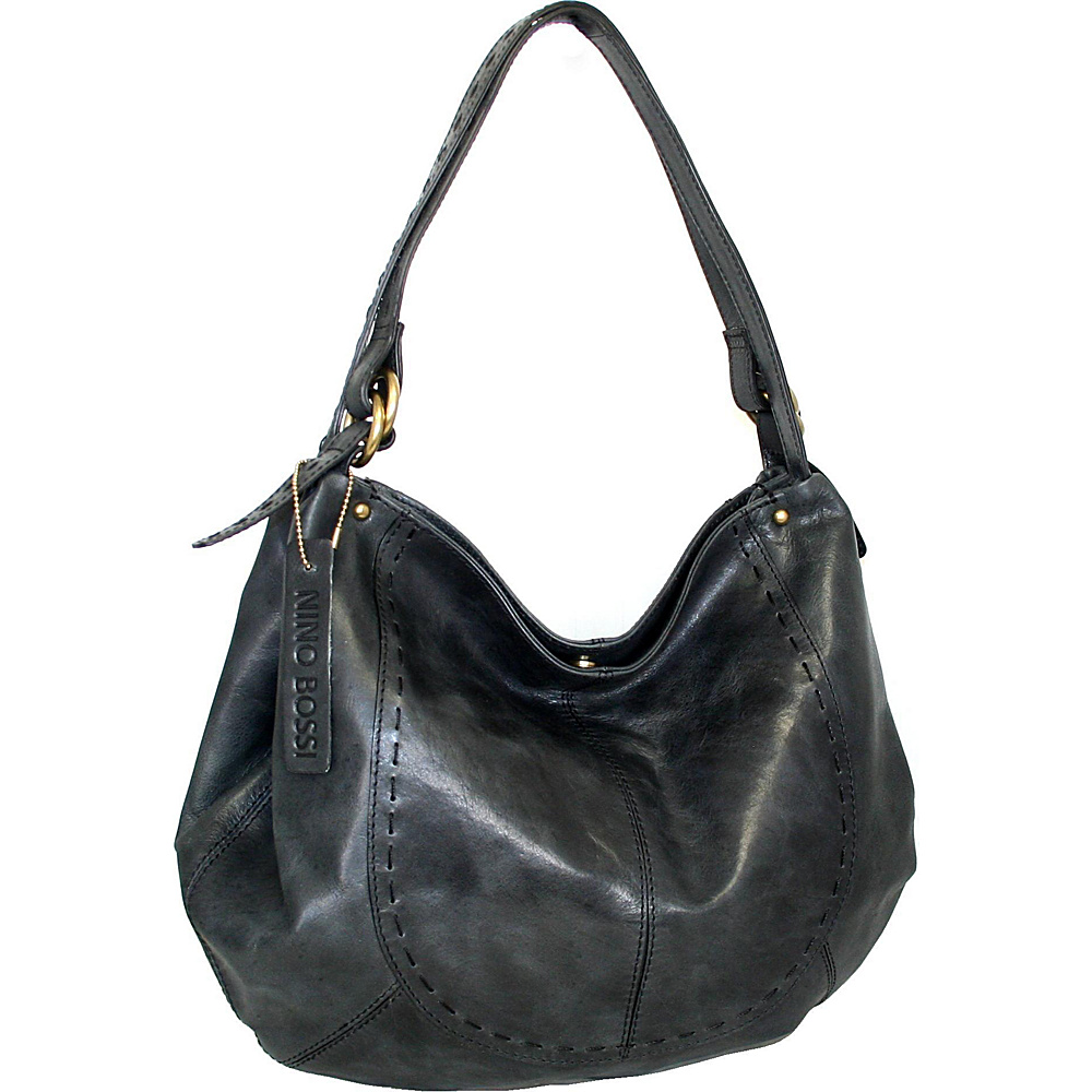 Nino Bossi Run Around Sue Shoulder Bag Black Nino Bossi Leather Handbags
