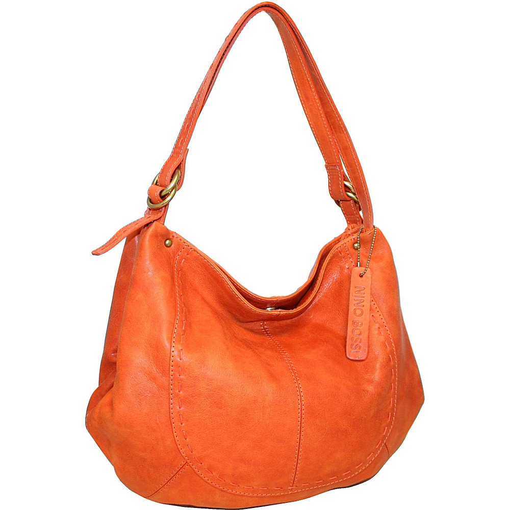 Nino Bossi Run Around Sue Shoulder Bag Orange Nino Bossi Leather Handbags