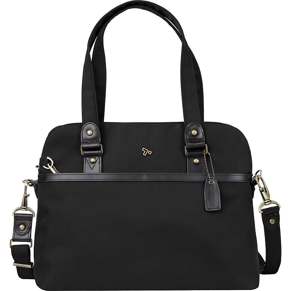 Travelon Anti Theft LTD Satchel Black Travelon Fabric Handbags