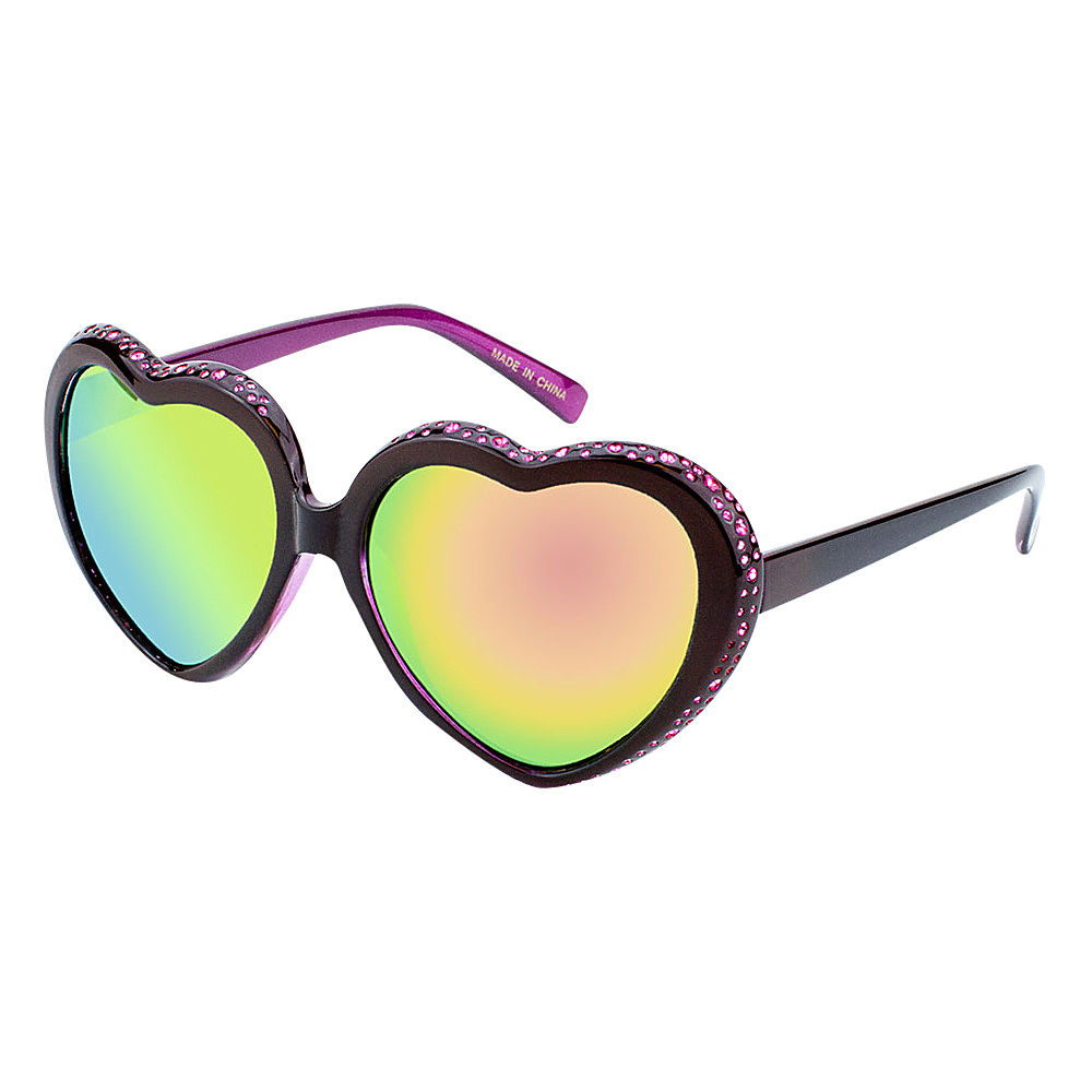 SW Global Eyewear Mimi Heart Shaped Fashion Sunglasses Pink SW Global Sunglasses
