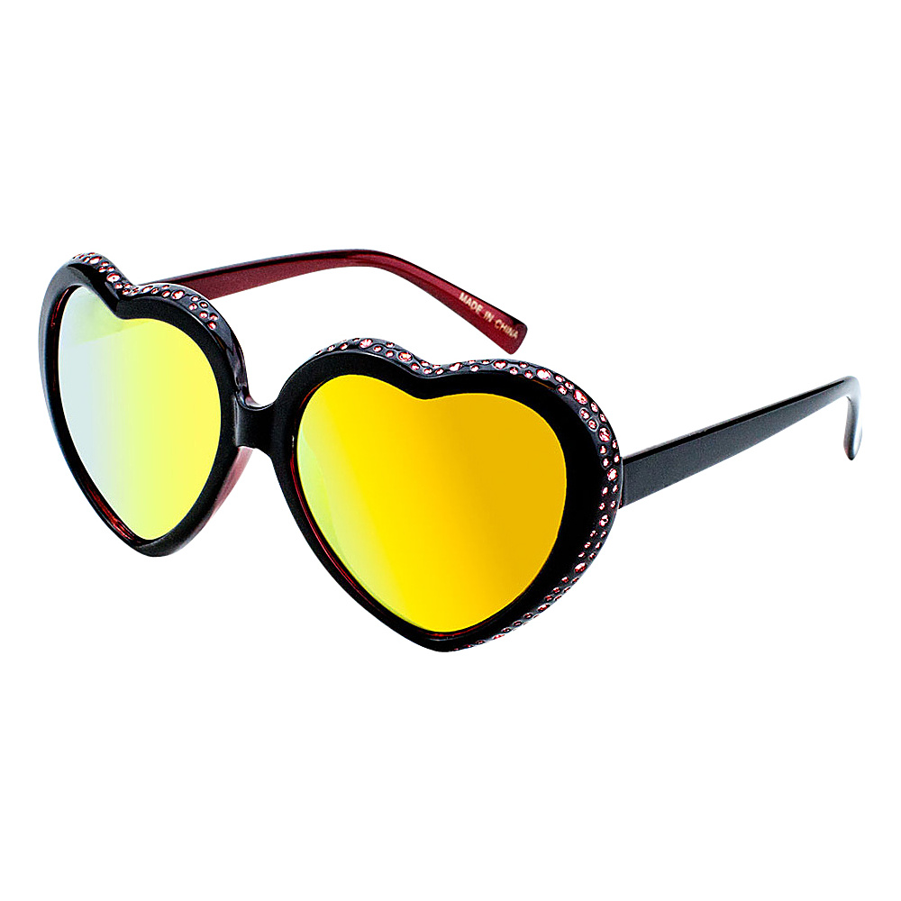 SW Global Eyewear Mimi Heart Shaped Fashion Sunglasses Red SW Global Sunglasses