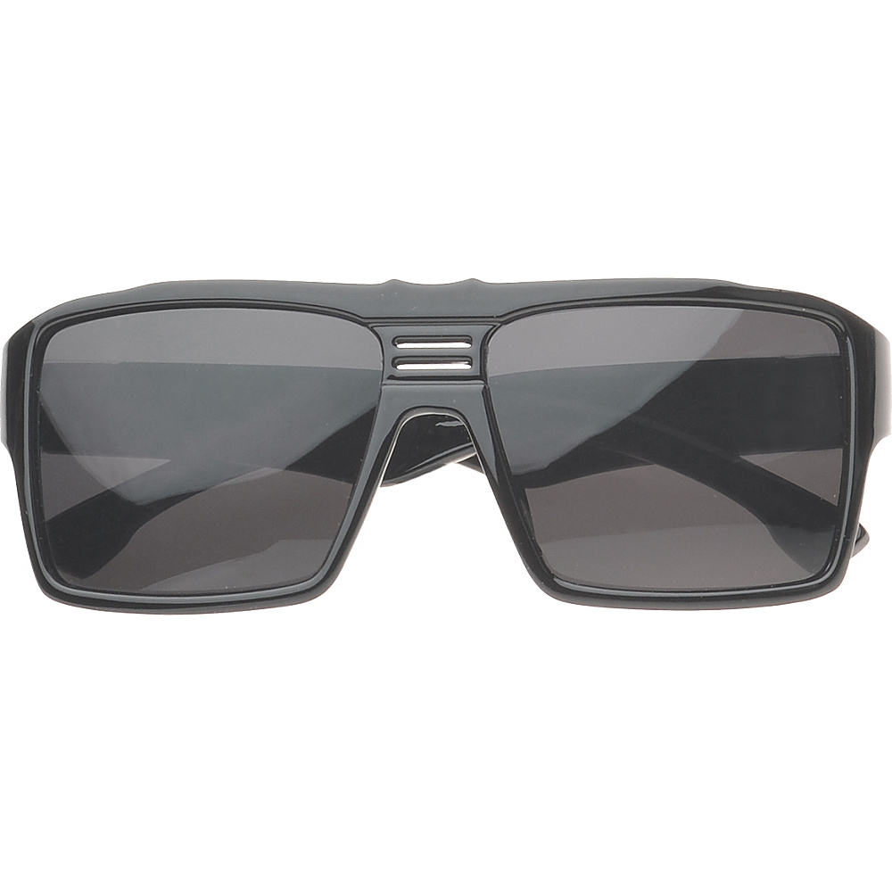 SW Global Eyewear Delano Rectangle Fashion Sunglasses Black SW Global Sunglasses