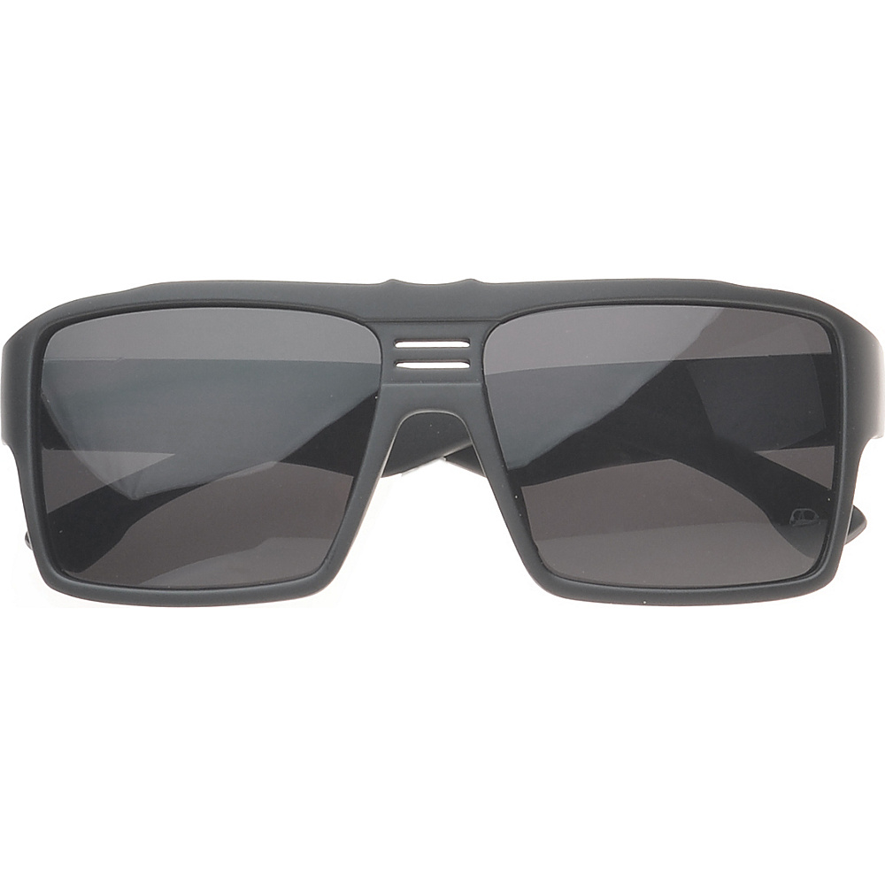 SW Global Eyewear Delano Rectangle Fashion Sunglasses Matte Black SW Global Sunglasses